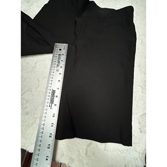 Debra C Women's Walking Bermuda Shorts Mid-Rise Stretch Black Size Large New - Picture 8 of 8